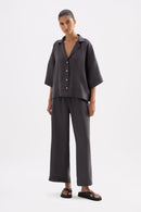 Lounge Linen Crop Pant
