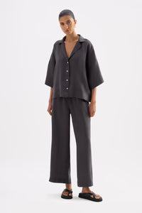 Lounge Linen Crop Pant