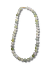 Valentina Charm Necklace (Sage/Shell)