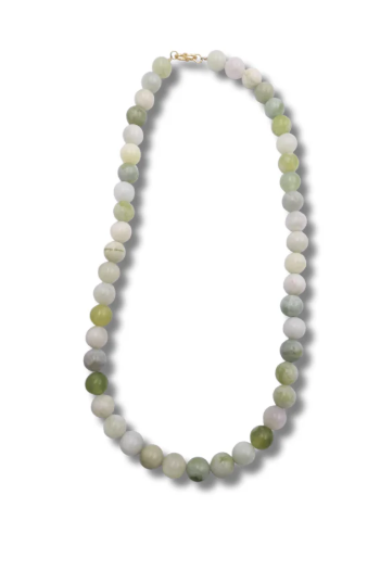 Valentina Charm Necklace (Sage/Shell)