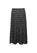 Serpent Lace Maxi Skirt