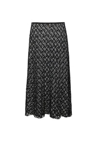 Serpent Lace Maxi Skirt