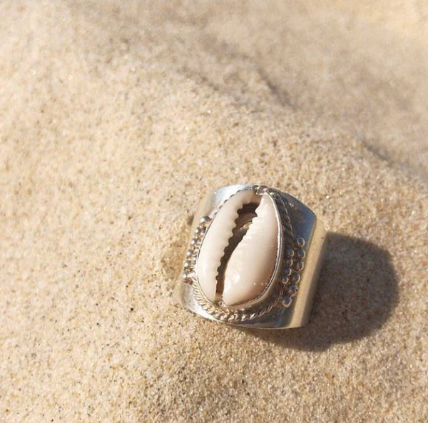 Cowrie Shell Ring