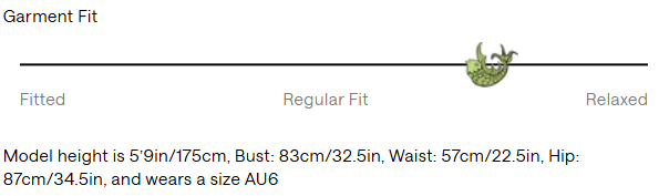 Size Guide for Toucan Tango Shirt