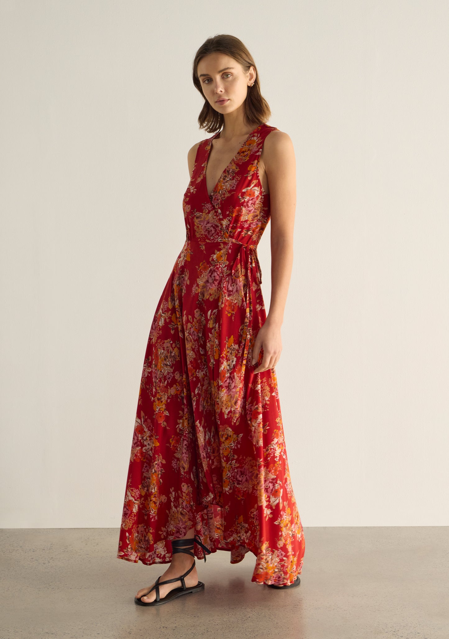 Frida Wrap Maxi Dress
