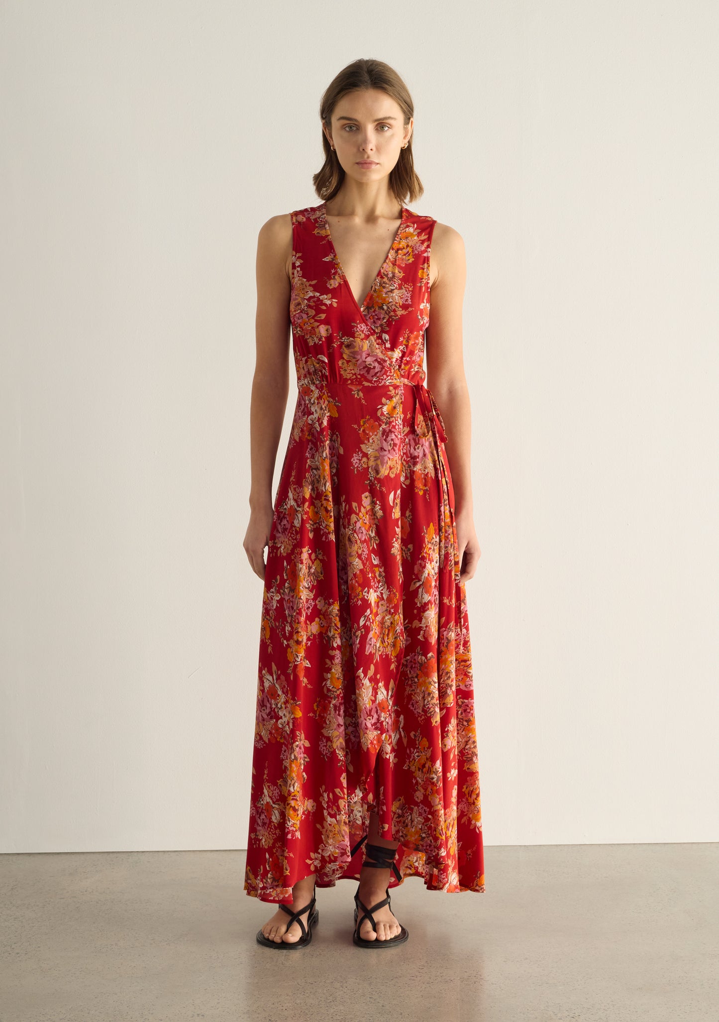 Frida Wrap Maxi Dress