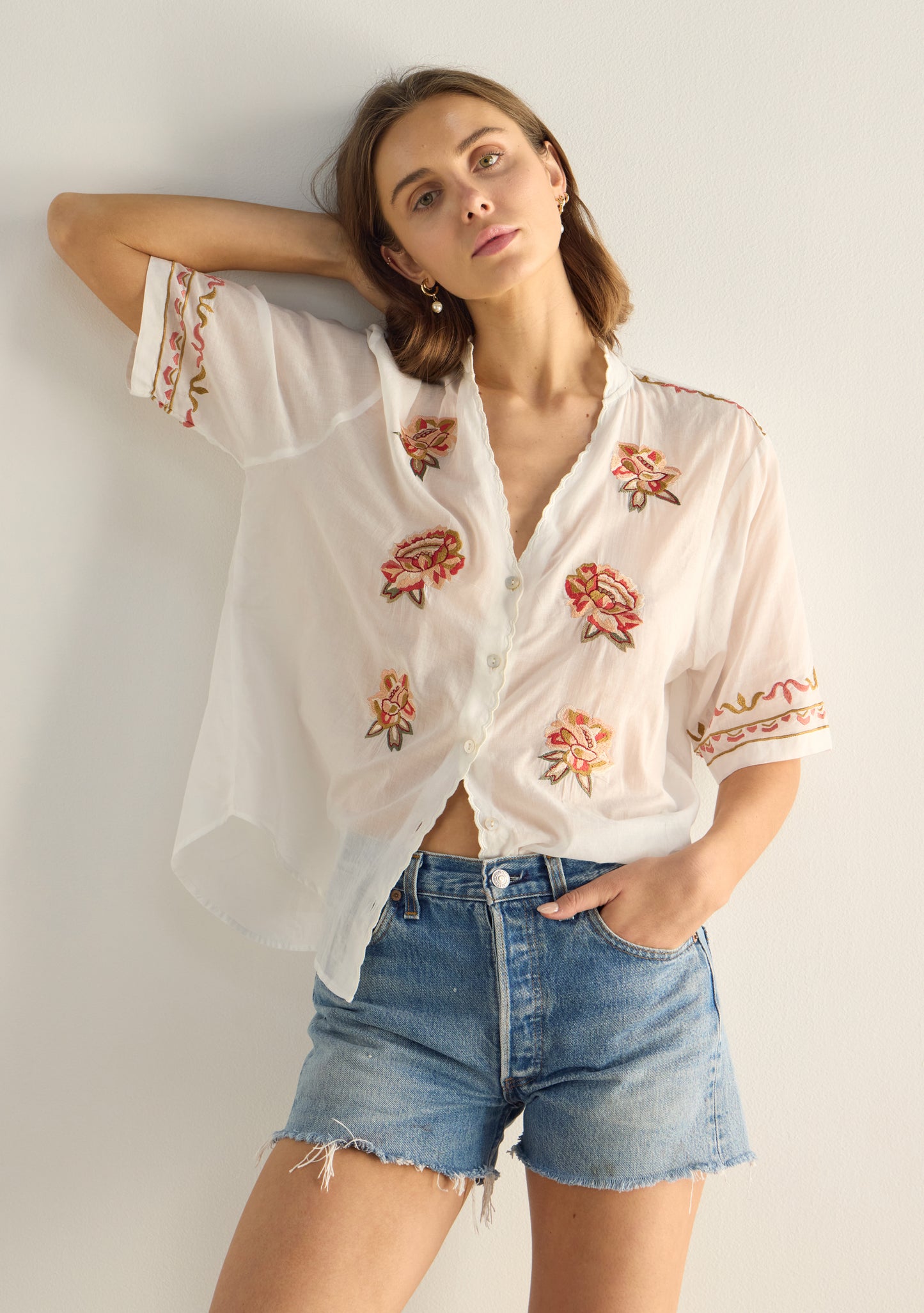 Vesper Embroidered Blouse