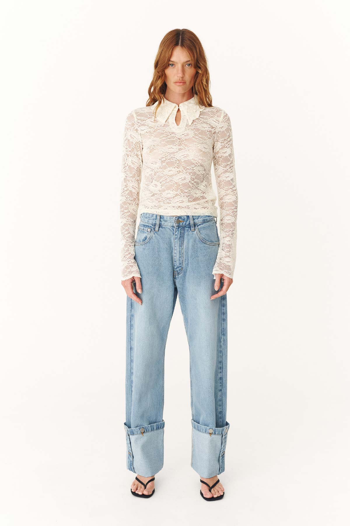 Walter Cuffed Straight Jeans