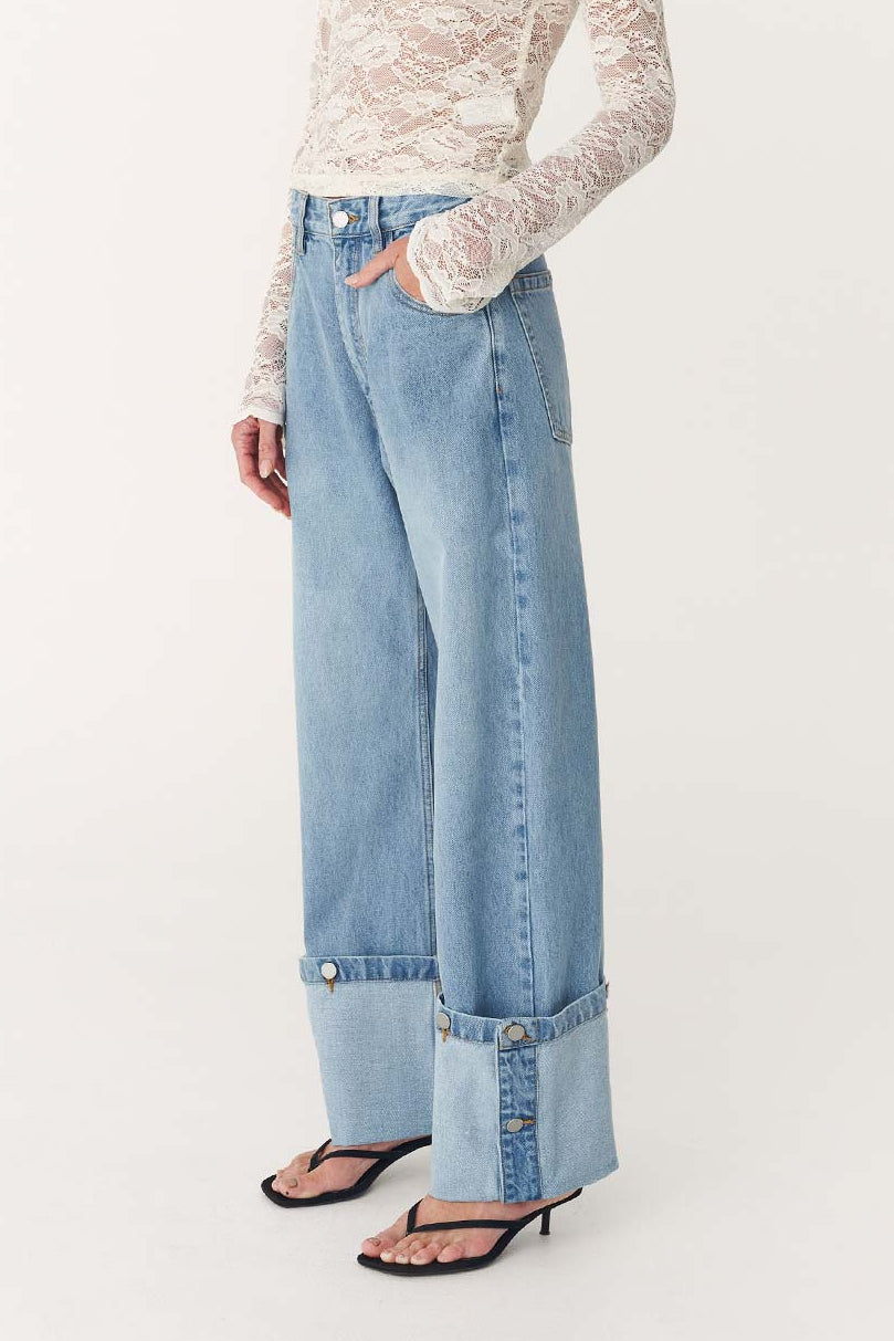 Walter Cuffed Straight Jeans