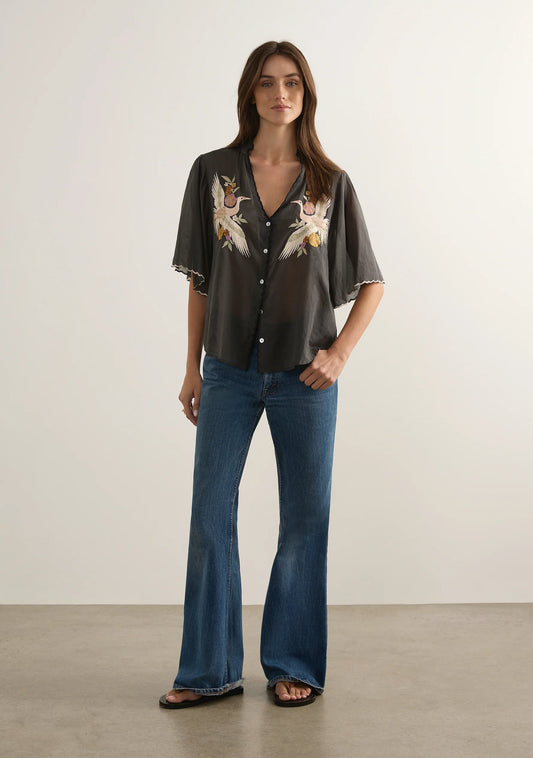 Zoe Embroidered Blouse