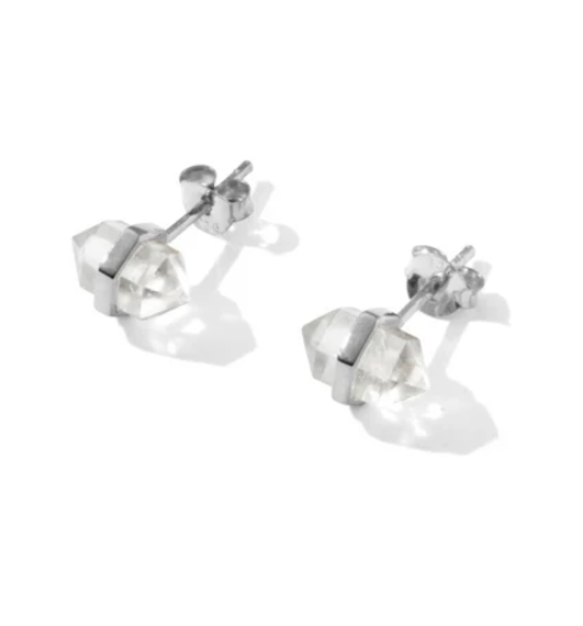 Beaming Crystal Studs