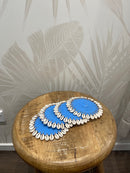 RATTAN DRINK COASTERS