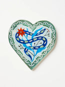 Fable Snake Blue Heart Tile