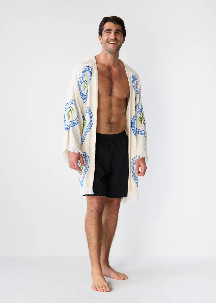 Cie Cie Natural Midi Robe - Palm