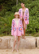 Cie Cie Natural Midi Robe - Palm (Orchid Bloom)