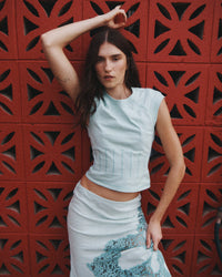 Gigi Topstitch Tee