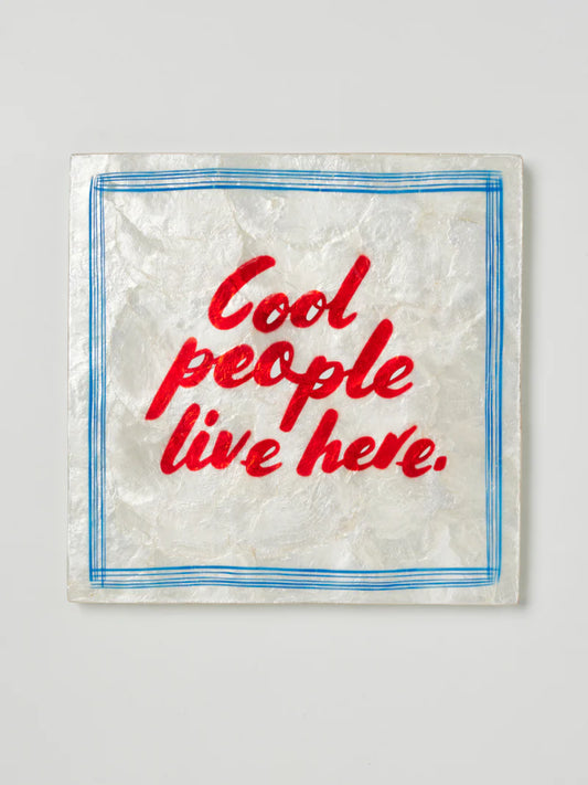 Fun House - Cool People Live Here - Tile