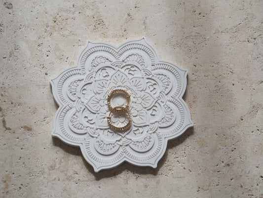 Mandala Trinket Tray (Blue)