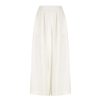 Gia Wide Leg Linen Pant (Vintage White)
