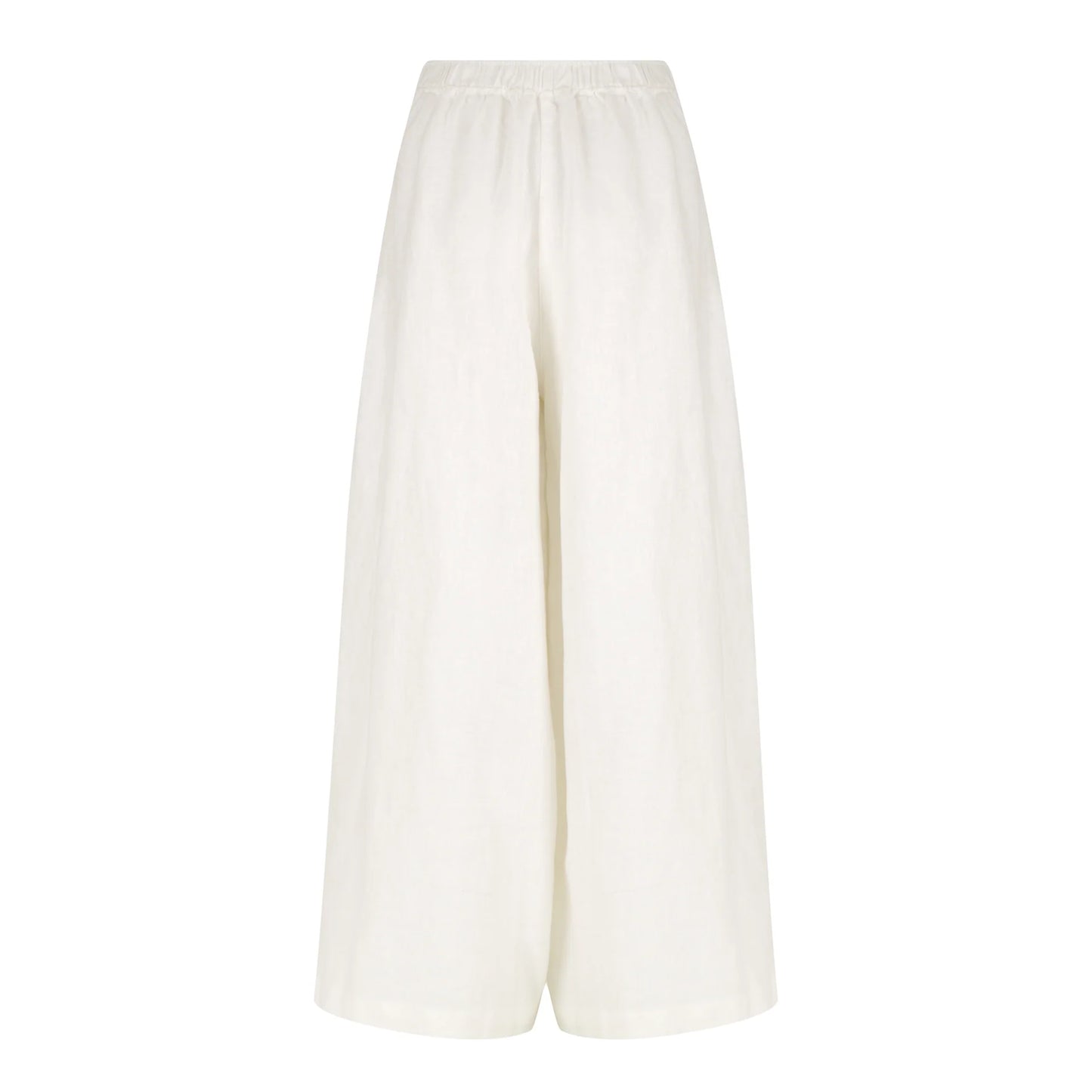 Gia Wide Leg Linen Pant (Vintage White)