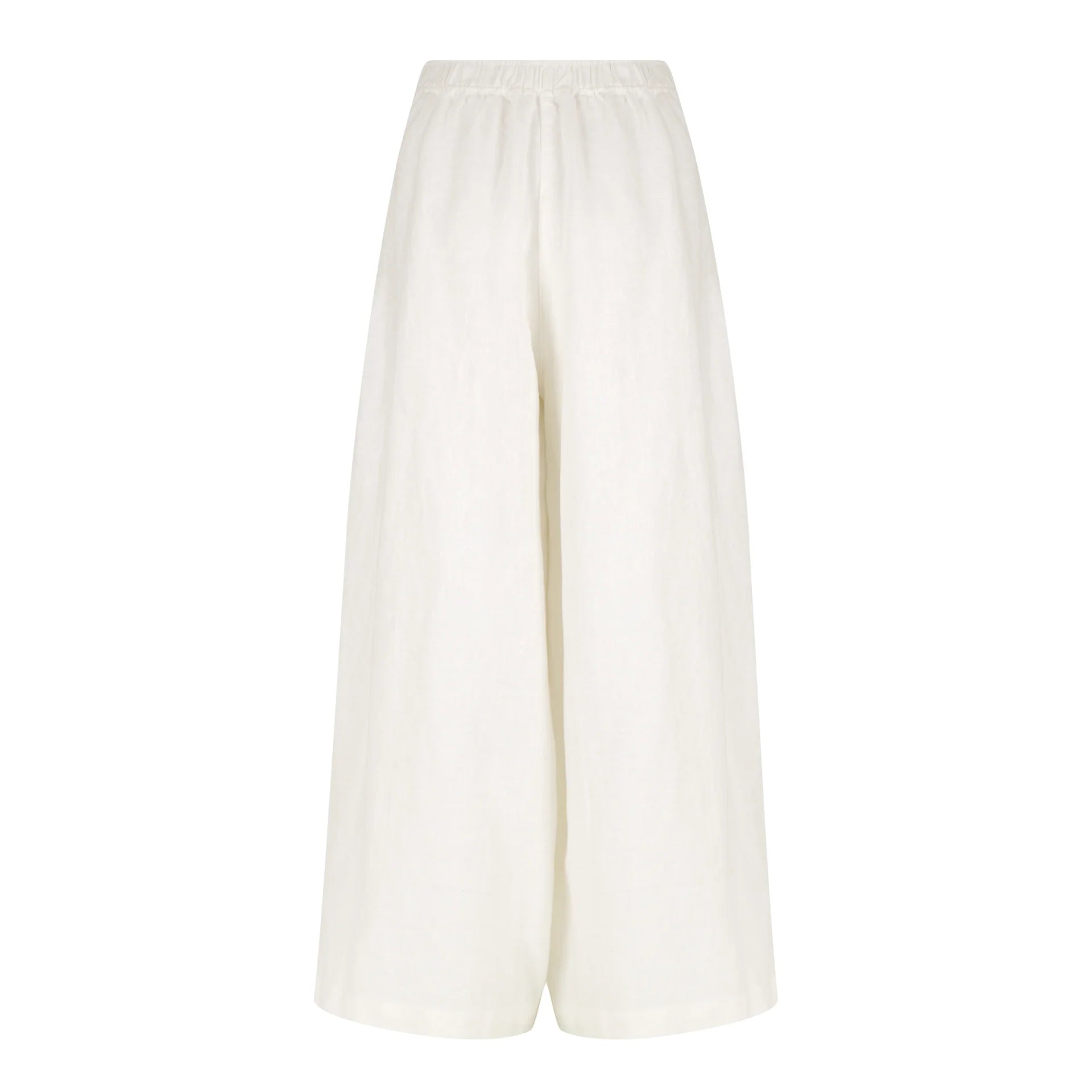 Gia Wide Leg Linen Pant (Vintage White)