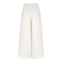 Gia Wide Leg Linen Pant (Vintage White)