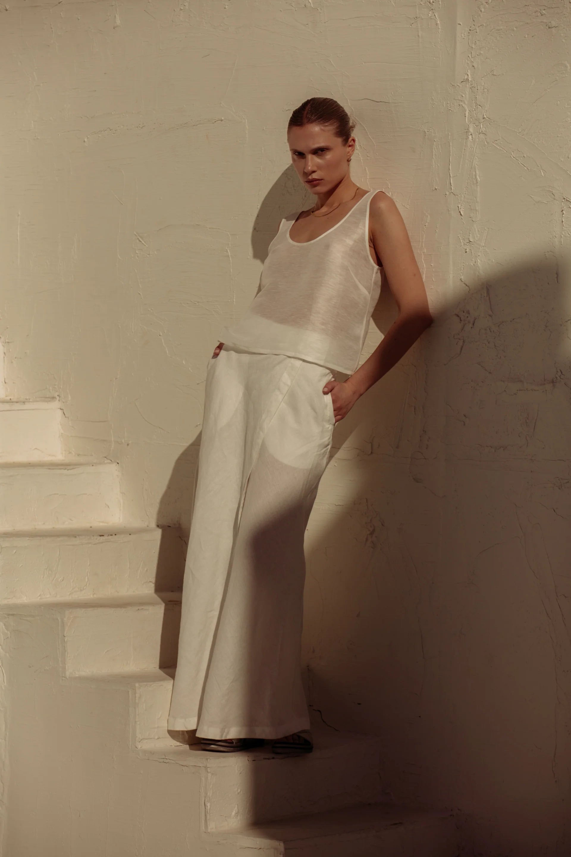 Acacia Maxi Linen Skirt