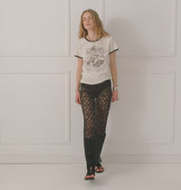 Serpent Lace Maxi Skirt