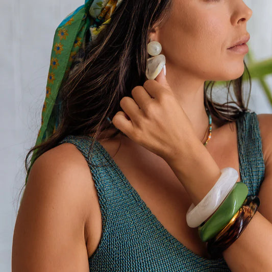 Rita Resin Chunky Bangle