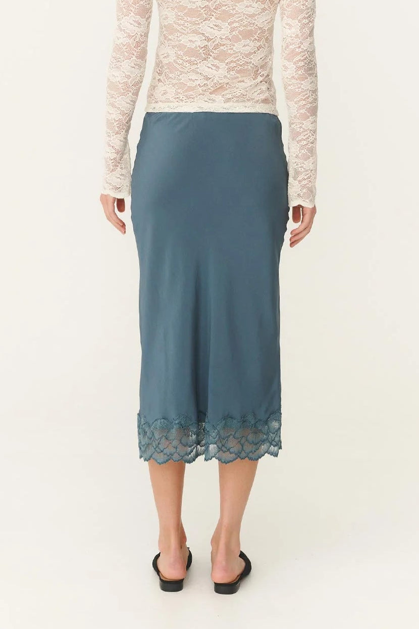 Marina Silk Midi Skirt