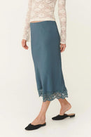 Marina Silk Midi Skirt