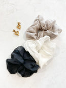 CHIFFON HAIR SCRUNCHIES