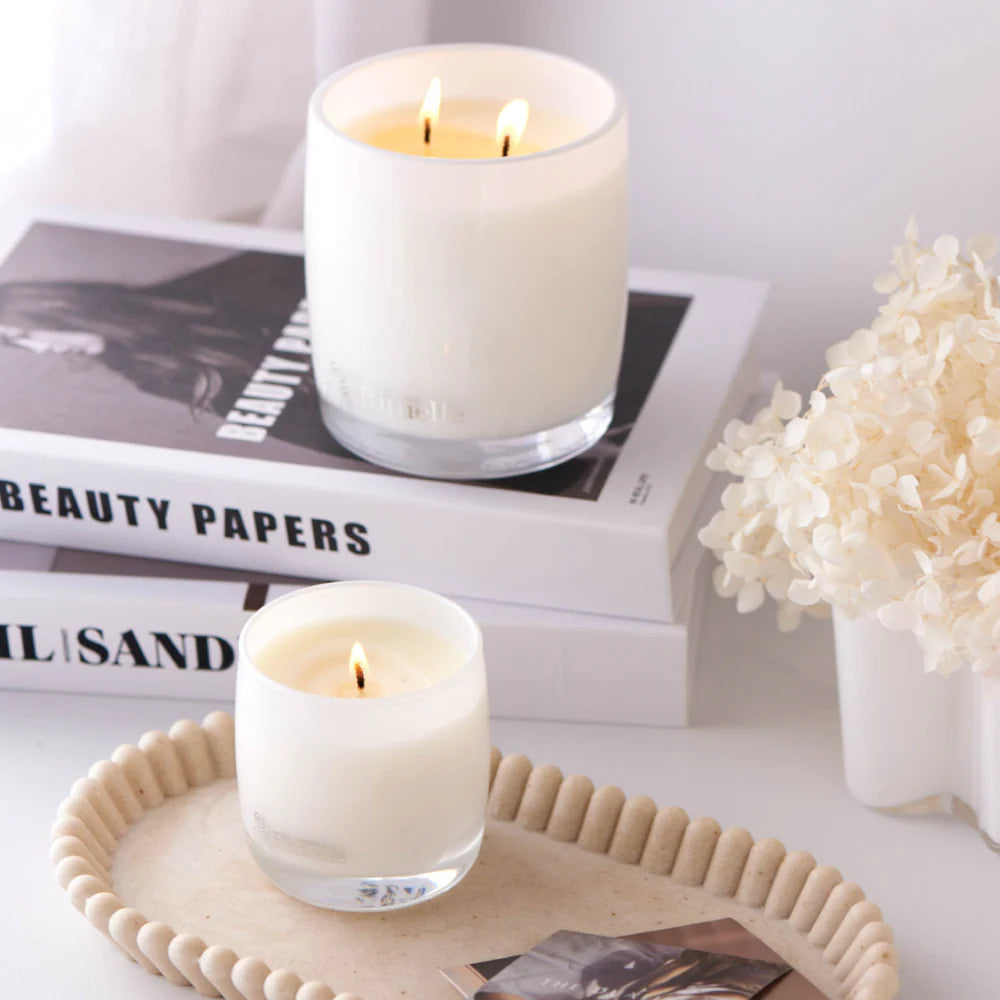 Soy Candle - Crisp Sea Mist, Juniper, Amberwood Scented